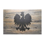 Large Polish Eagle Metal, wall hanging art, Handmade in USA