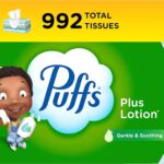 Puffs Plus Lotion Facial Tissues, 8 Family Boxes
