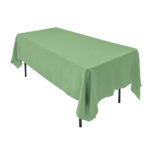 60 x 126-Inch Rectangular Polyester Tablecloth – Made in USA