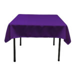 Square Polyester Poplin Small Table Tablecloth Made In USA