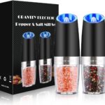 Gravity Electric Pepper and Salt Grinder Set