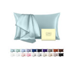 Mulberry Silk Pillowcase for Hair and Skin Standard Size 20″X 26″