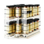 Cabinet Mounted Spice Rack Organizer