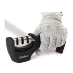 4-in-1 Kitchen Knife Accessories: 3-Stage Knife Sharpener