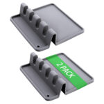 Silicone Spoon Rest with Drip Pad for Stove Top