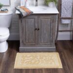 Mohawk Home Machine Washable Bath Mat Wisteria Beige