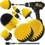 8 Piece Drill Brush Attachments Set